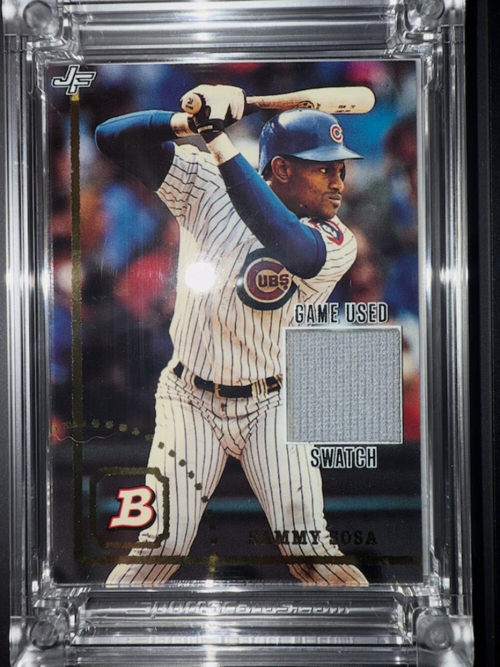 Sammy Sosa 82 Game Used Swatch | Jersey Fusion